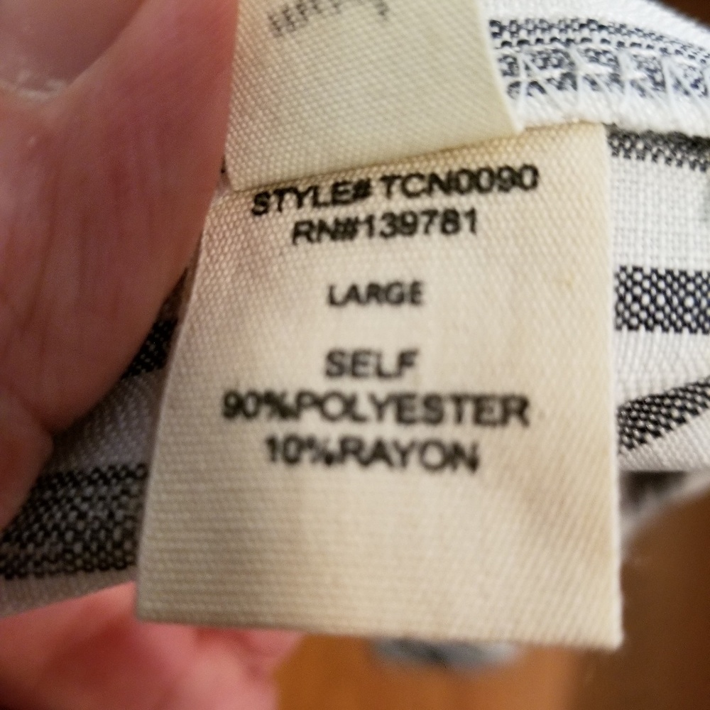 Tea & Cup "Southern Belle" striped hi low dress - Picture 6 of 7
